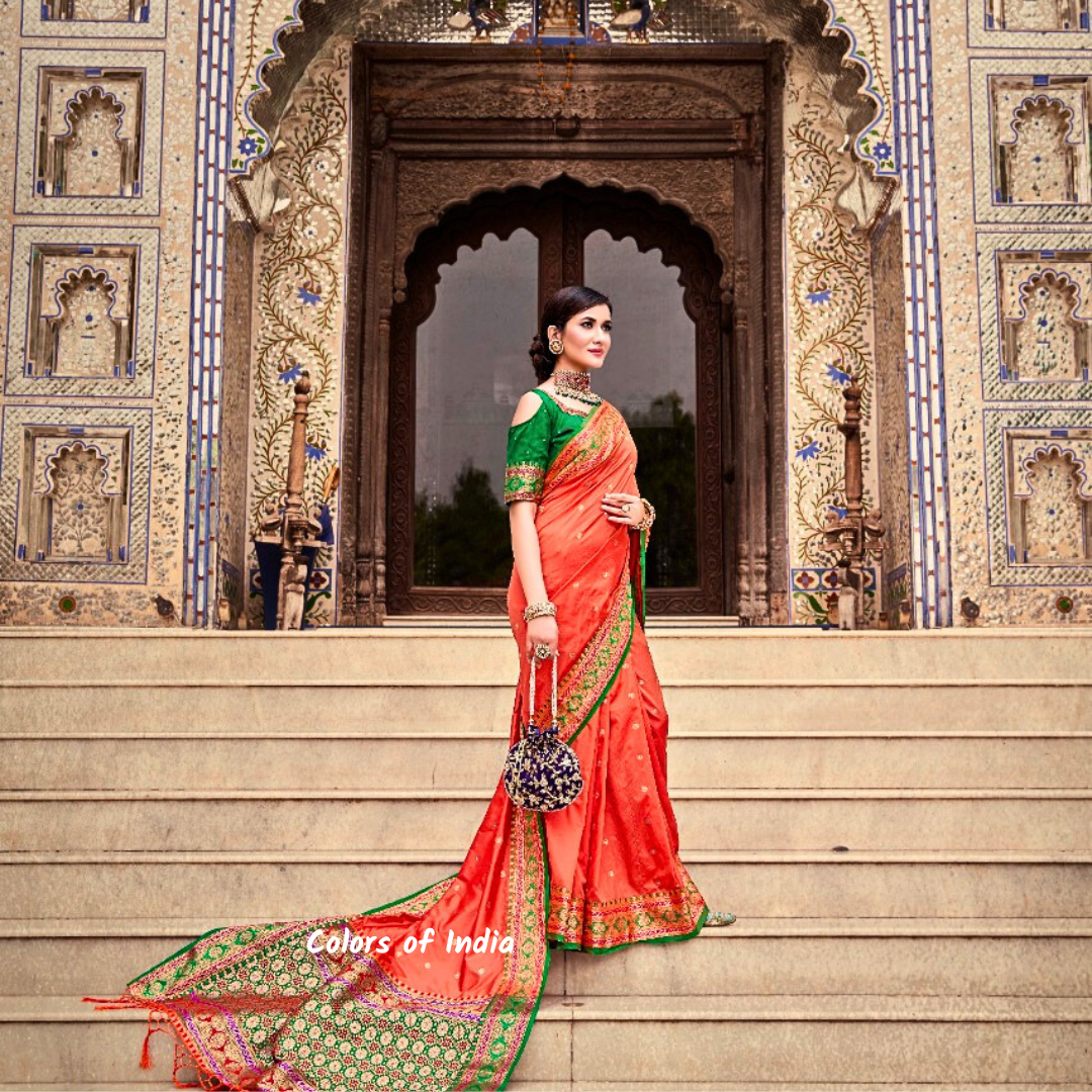 Designer   Saree  with blouse piece  ,  FREE DELIVERY