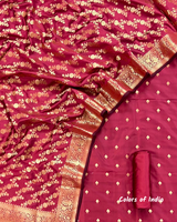 Banarasi   silk   wedding dress material  , FREE  DELIVERY
