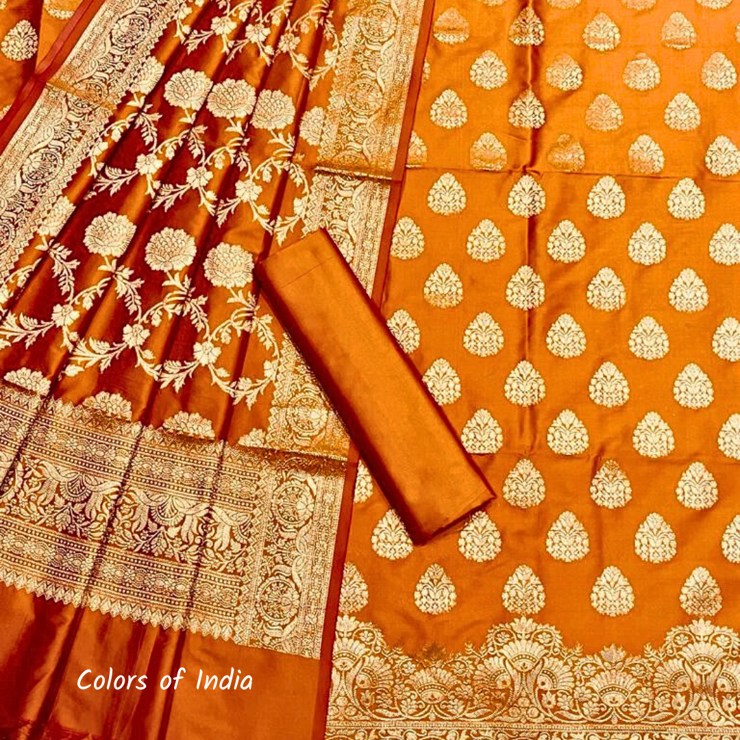 Banarasi  Wedding  Dress Material , FREE  DELIVERY