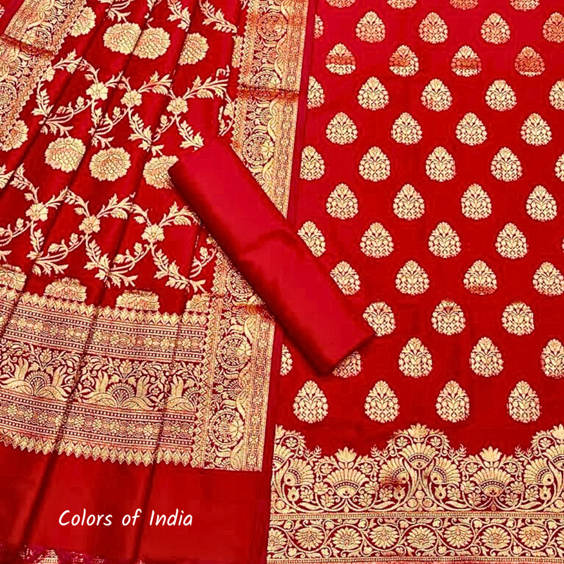 Banarasi  Wedding  Dress Material , FREE  DELIVERY