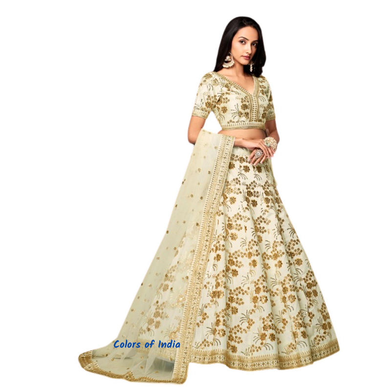 Punjabi lehenga , Lehenga for women , Wedding lehenga red , Semi -stitched Lehenga , FREE DELIVERY