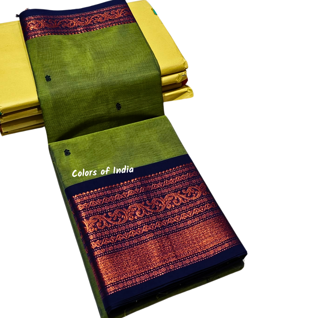 Party Wear Kanchi Cotton Sarees - Luxurious Handloom Sarees, Free Delivery