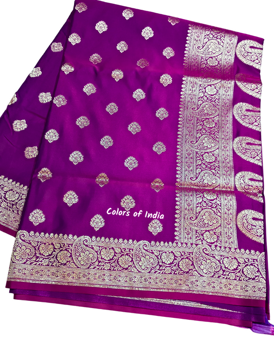 Traditional Mashru Silk Saree |  Ideal for Weddings, Festivals, Parties