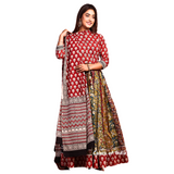 Multicolored Kalidaar  Cotton Lehenga Choli  for Women  , FREE  DELIVERY