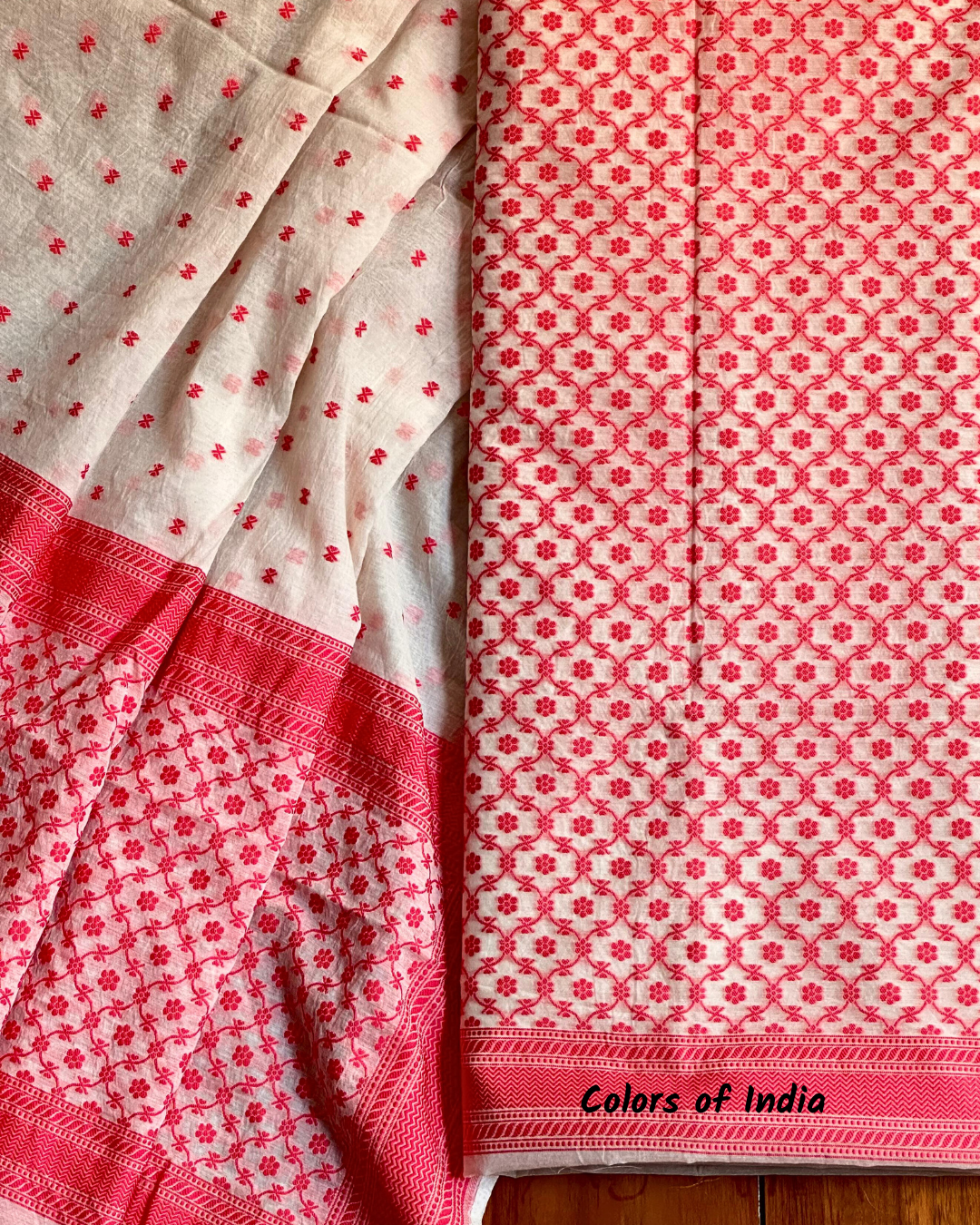 Banarasi Handloom Cotton Salwar Suit | Lightweight & Elegant Summer Wear