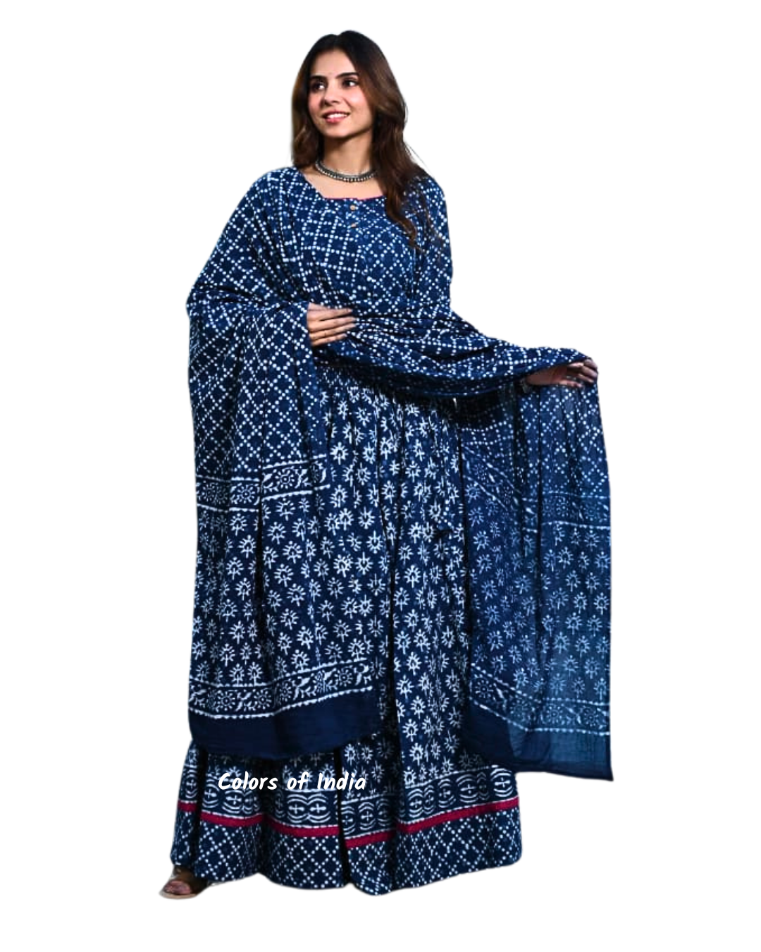 Lehenga Choli Cotton for Puja