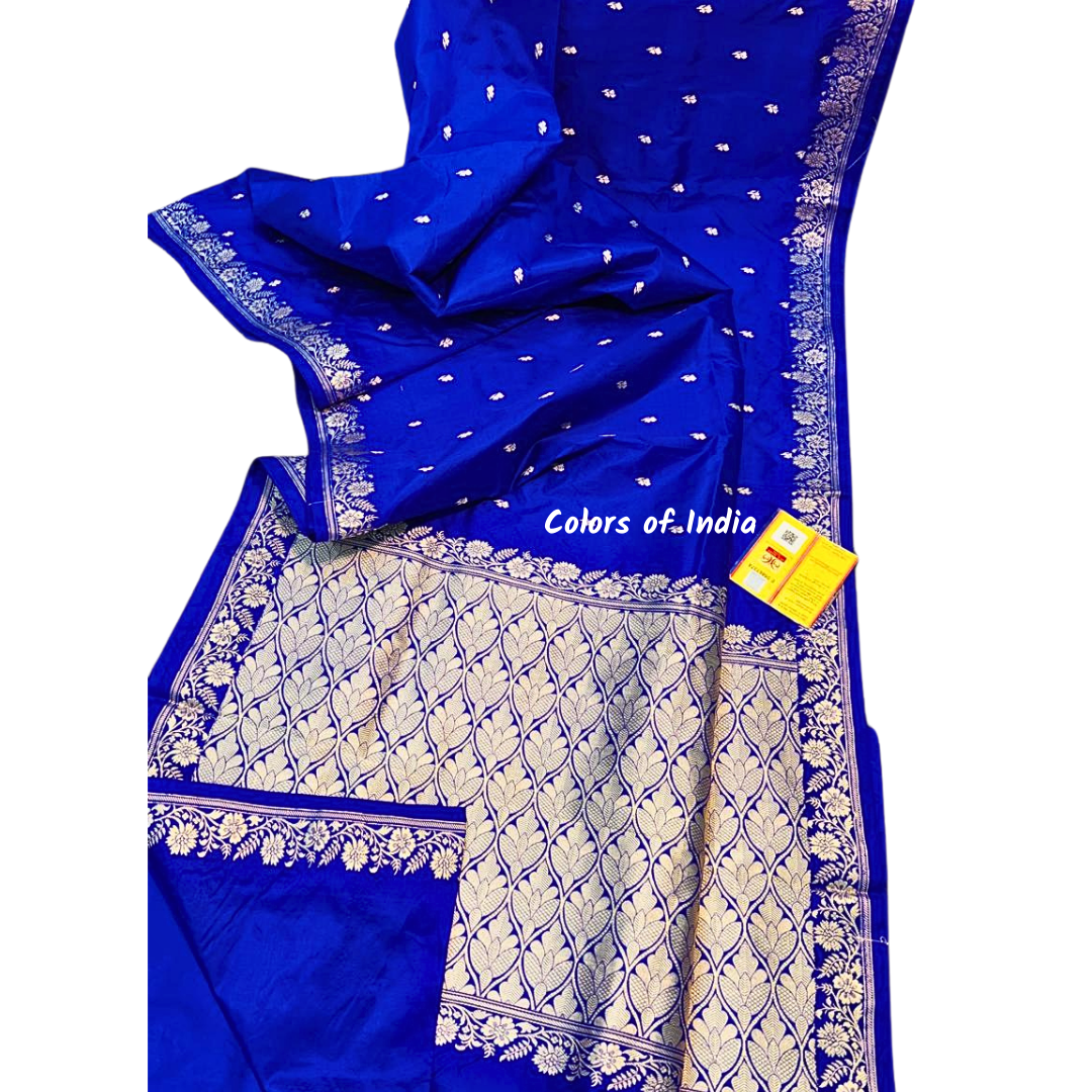 Banarasi  Katan 100% Pure  Silk  Saree  FREE  DELIVERY