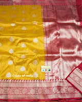 Banarasi  handwoven pure silk saree , FREE  DELIVERY