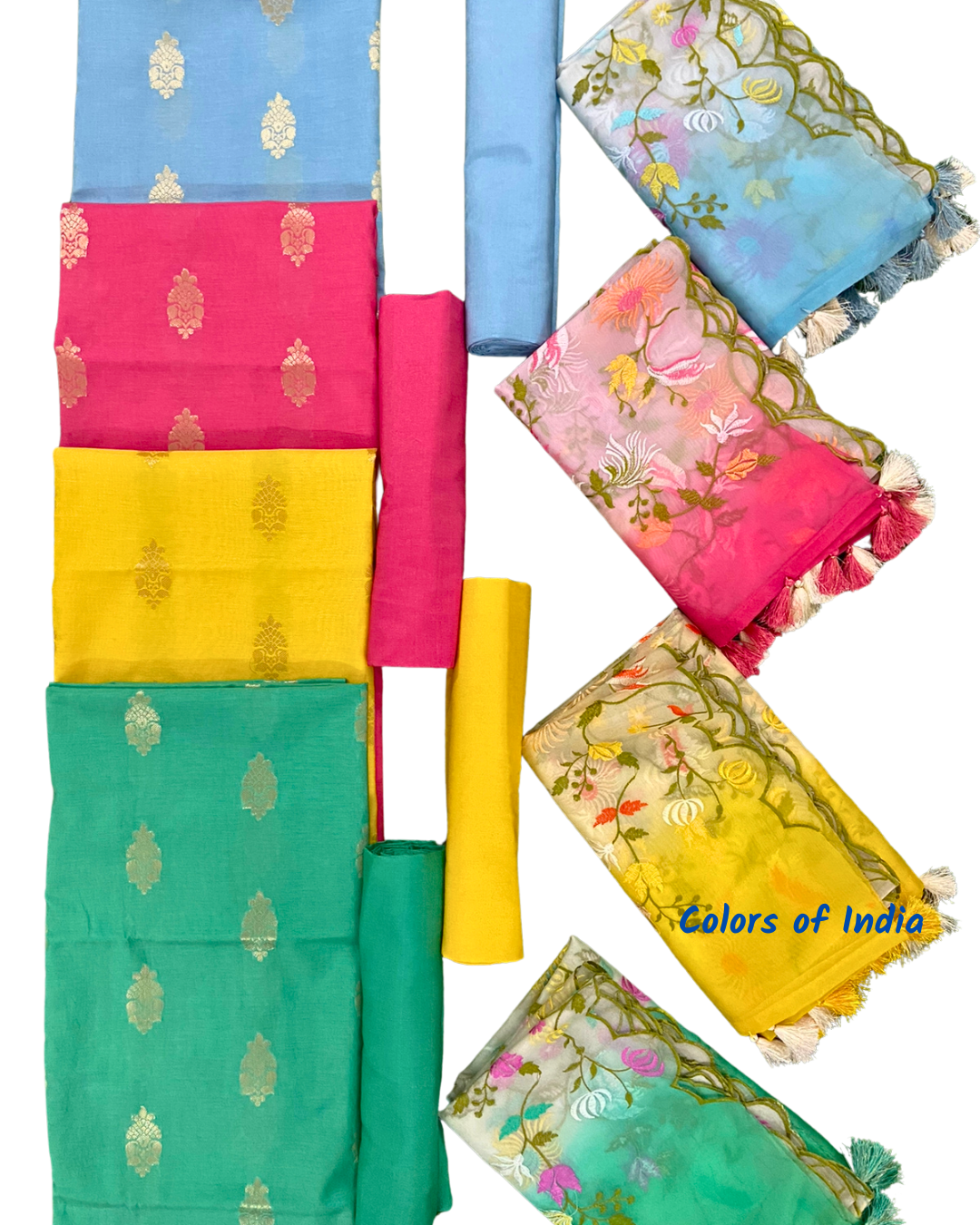 Summer salwar suit set with dupatta , Free Delivery