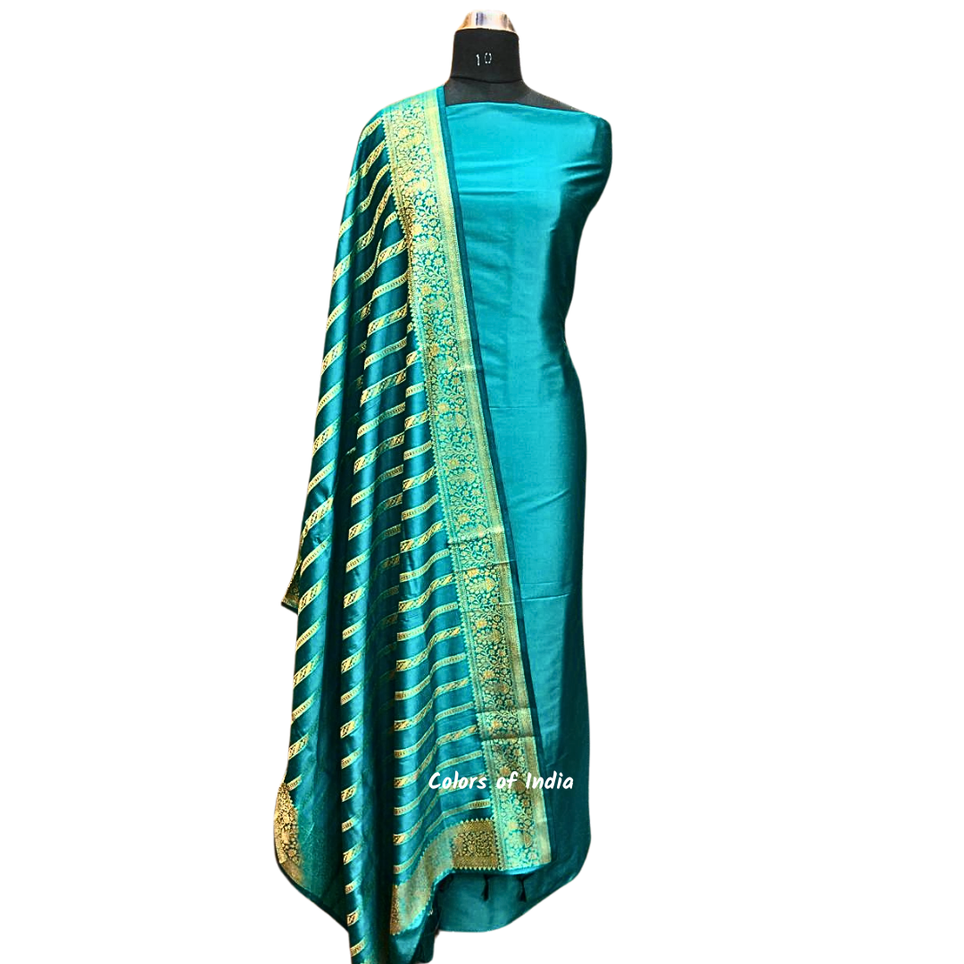 Banarasi  silk suit for Weddings