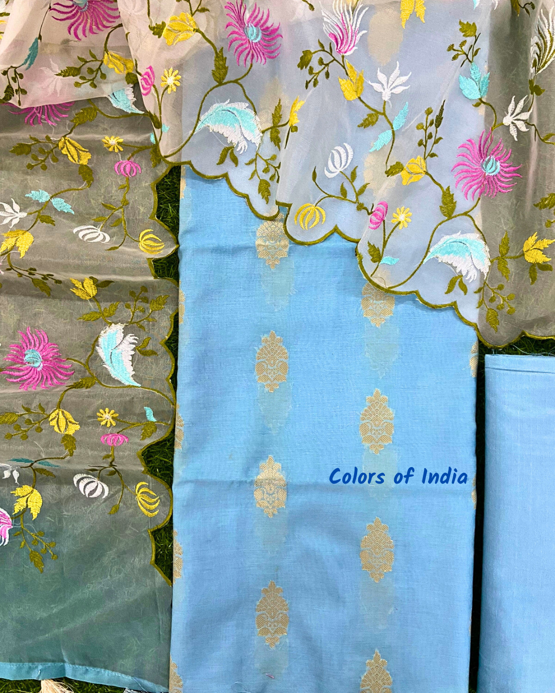 Summer salwar suit set with dupatta , Free Delivery
