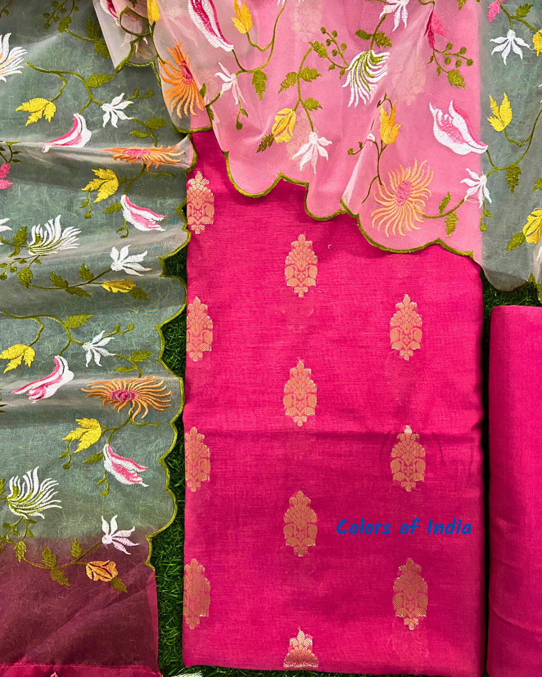 Summer salwar suit set with dupatta , Free Delivery