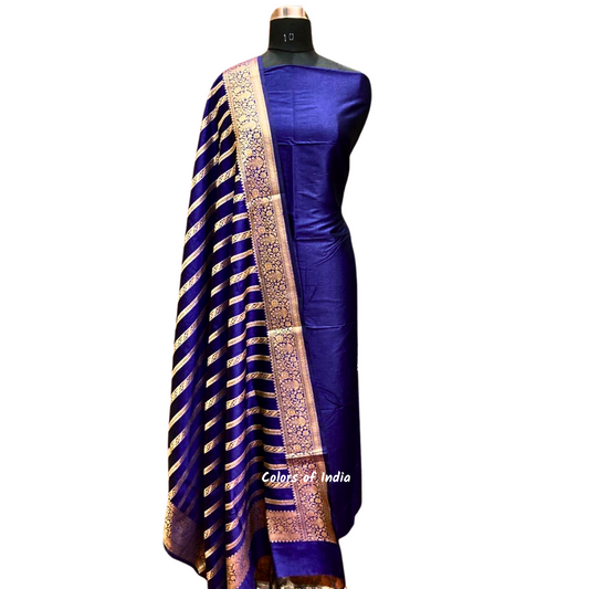 Banarasi  silk suit for Weddings
