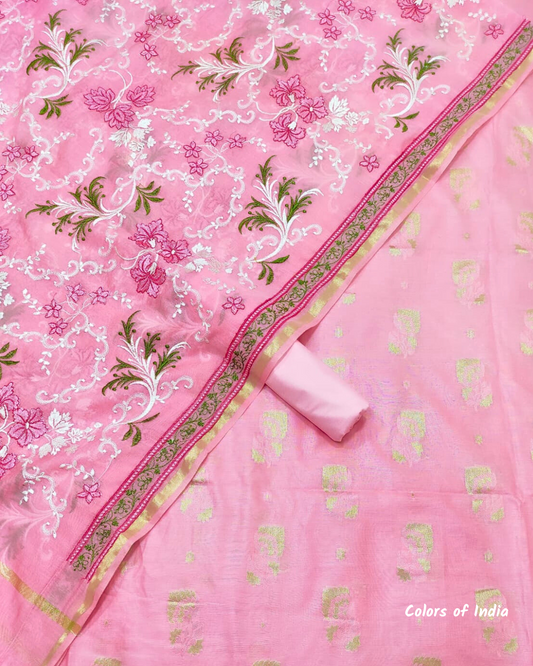 Summer Party Salwar Suit with Embroidered Dupatta | Stylish Summer Ethnic Wear