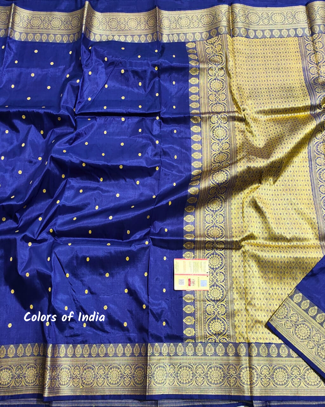 Banarasi  100 % Pure Silk Saree with blouse piece ,   FREE  DELIVERY