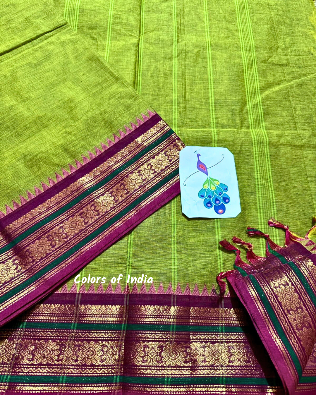 Kanchipuram Cotton Saree , Free Delivery