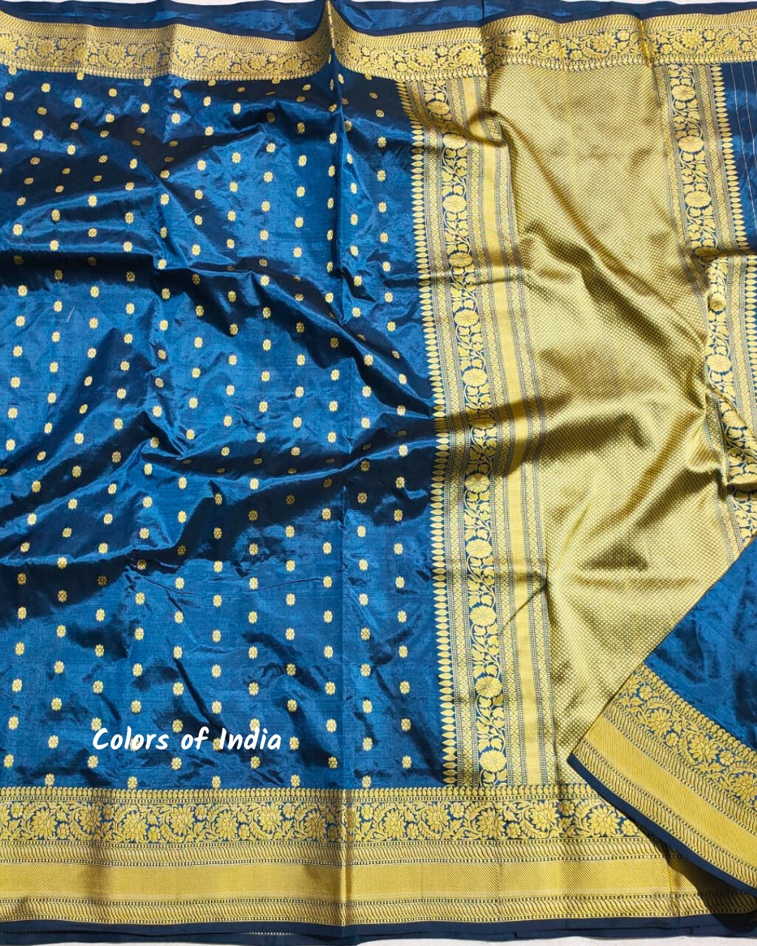 Banarasi  100 % Pure Silk Saree with blouse piece ,   FREE  DELIVERY