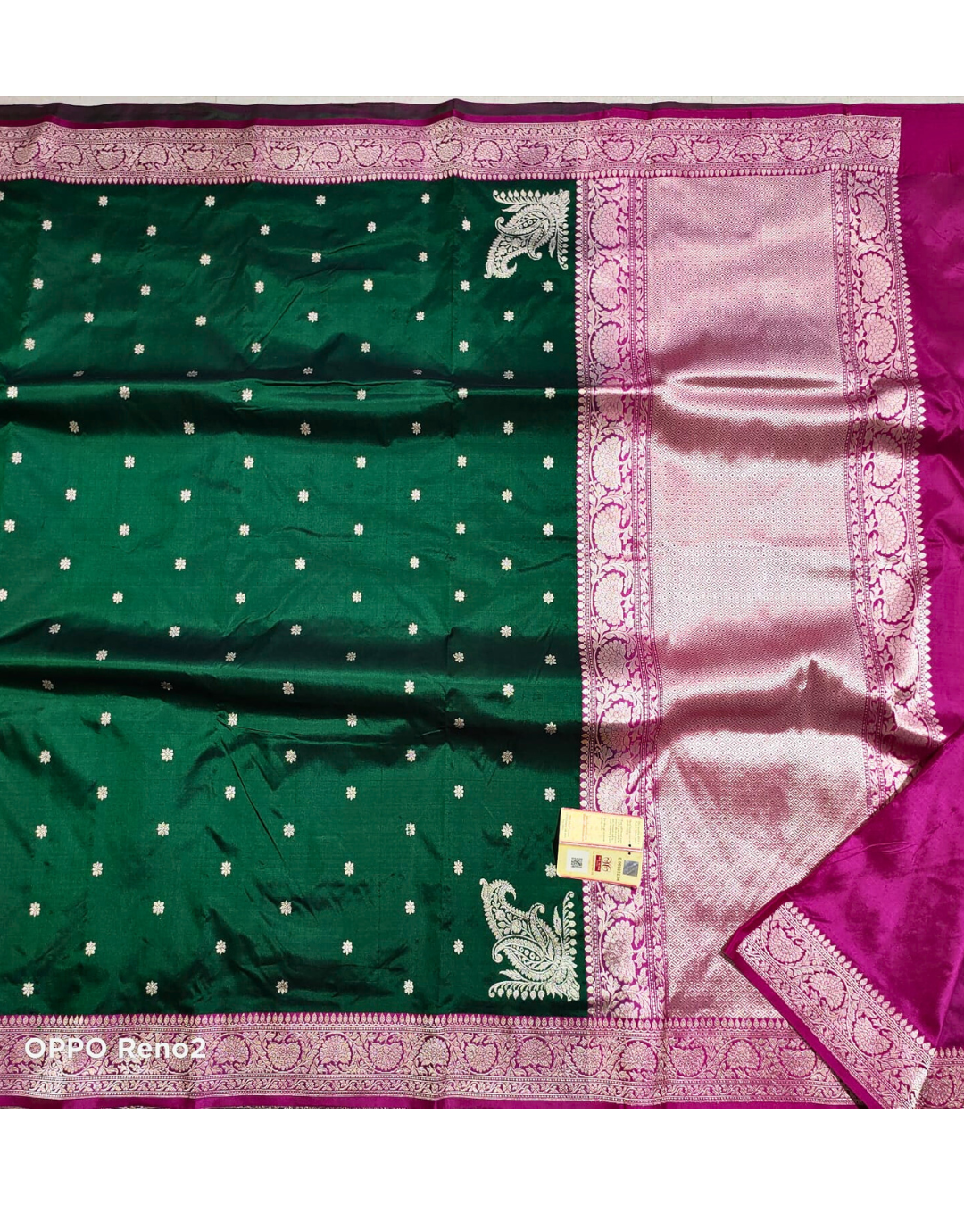 Pure banarasi silk wedding saree  , Handcrafted for Special Occasions