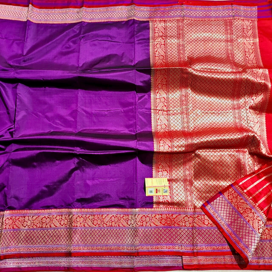 Pure Banarasi Silk Saree for Wedding | Handwoven Bridal Saree | Indian Traditional Saree SILK MARK CERTIFIED
