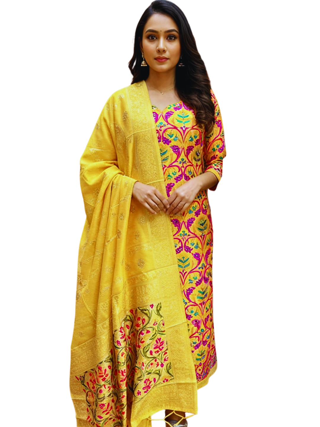 Banarasi Cotton Unstitched Salwar Suit Set with Woven Dupatta | Elegant Festive Wear Dress Material for Women