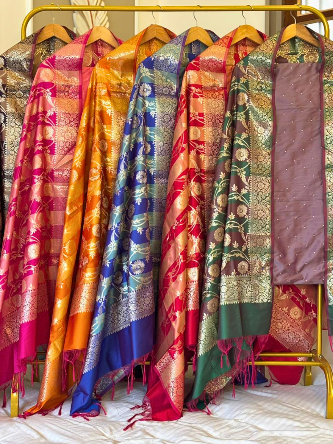 Banarasi Dress Material for Brides & Guests | Festive Ethnic Outfit