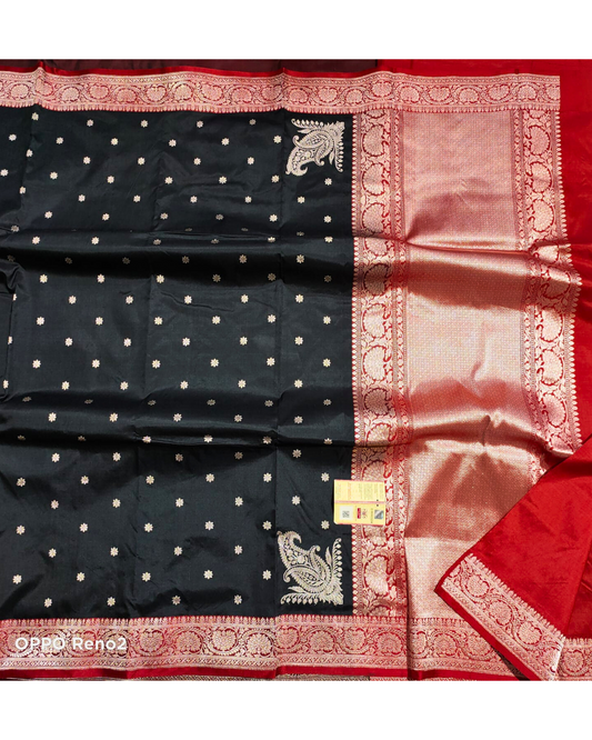 Pure banarasi silk wedding saree  , Handcrafted for Special Occasions