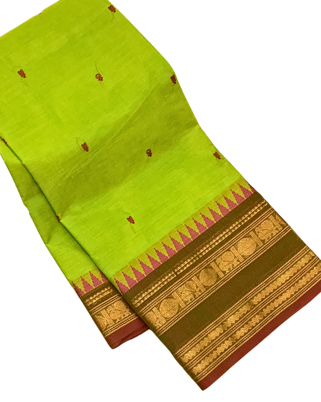 Traditional Kanchi Cotton  Saree | Handwoven & Soft Cotton