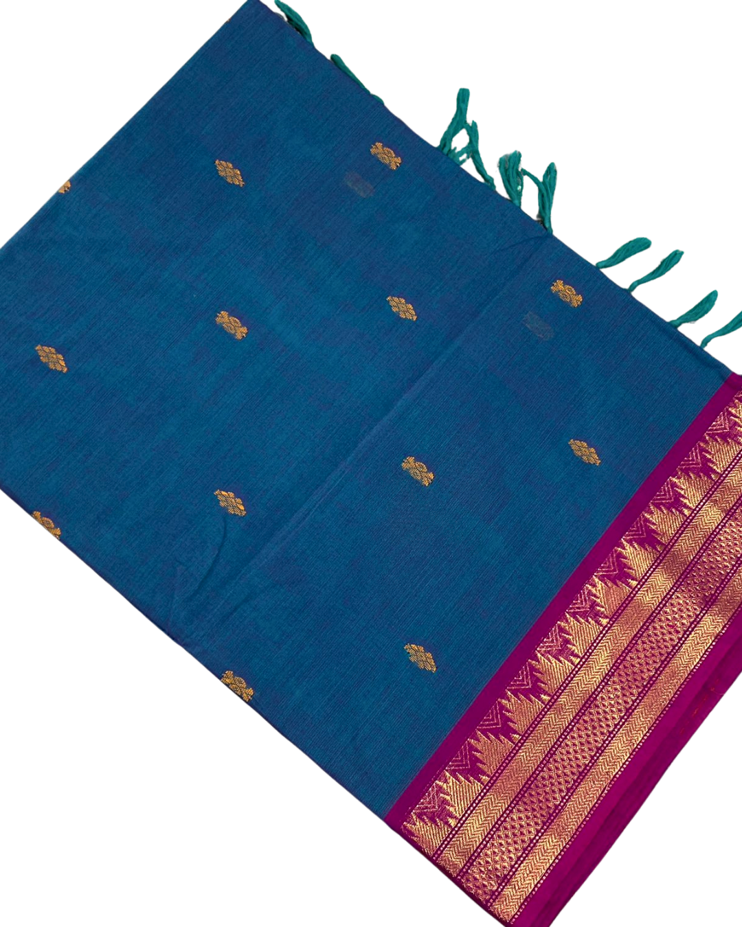 Authentic Kanchi Handloom Cotton Saree | Daily Wear & Festive Wear