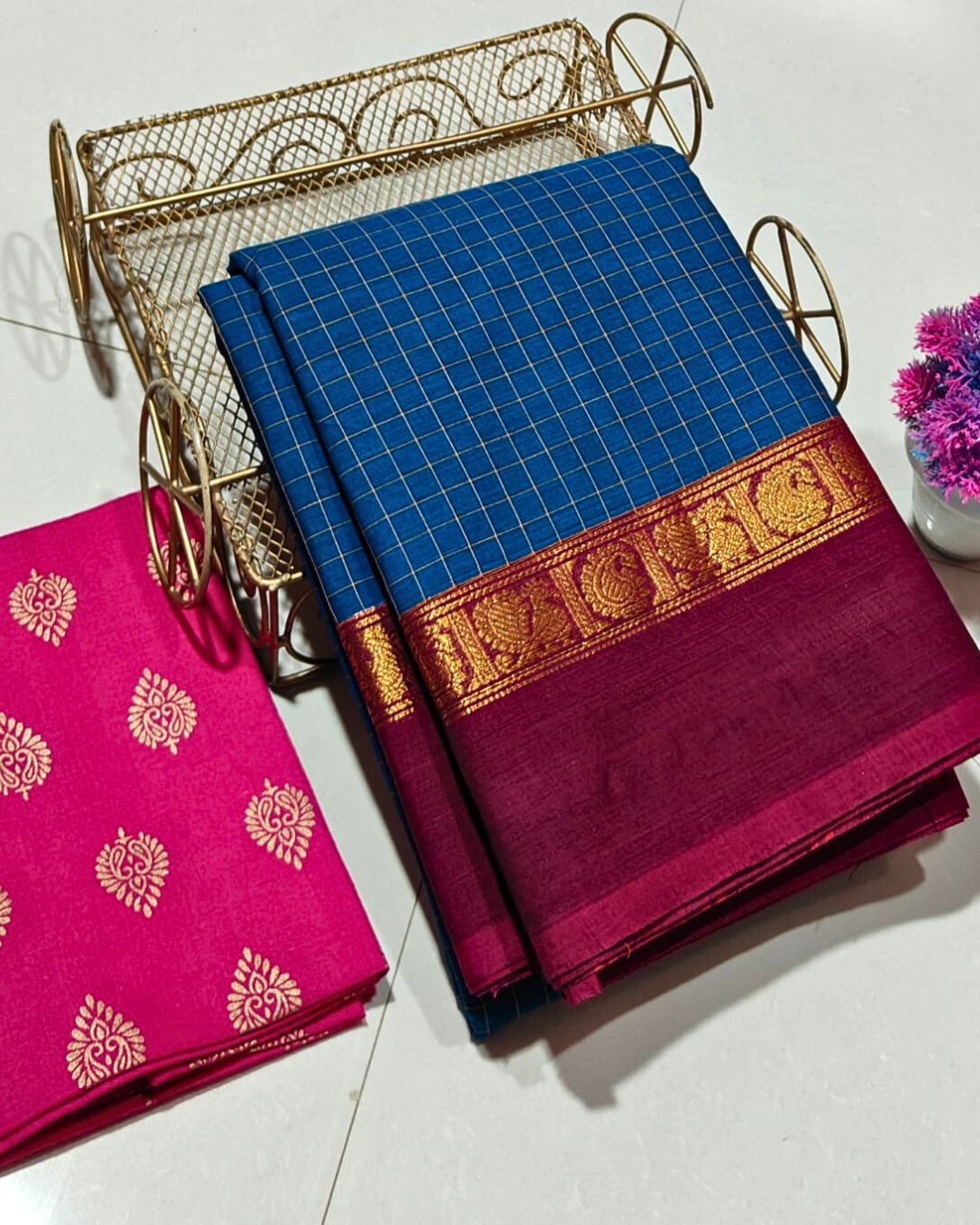 100% Pure Kanchi Cotton Saree | Summer Wear  Cotton Saree | Handloom Saree with Blouse | Soft & Comfortable