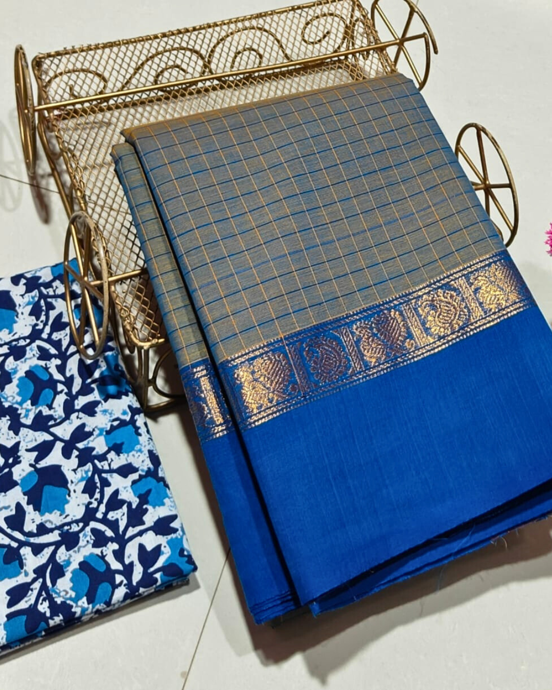100% Pure Kanchi Cotton Saree | Summer Wear  Cotton Saree | Handloom Saree with Blouse | Soft & Comfortable