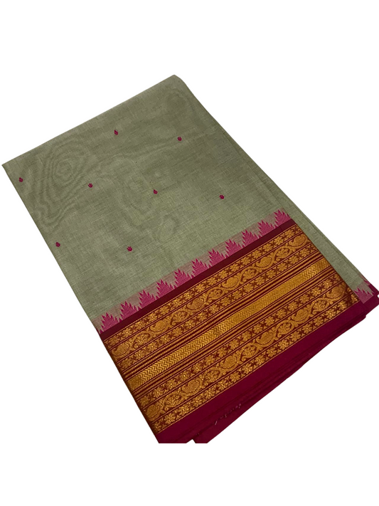 Handloom Pure cotton kanchi saree , Lightweight and Versatile