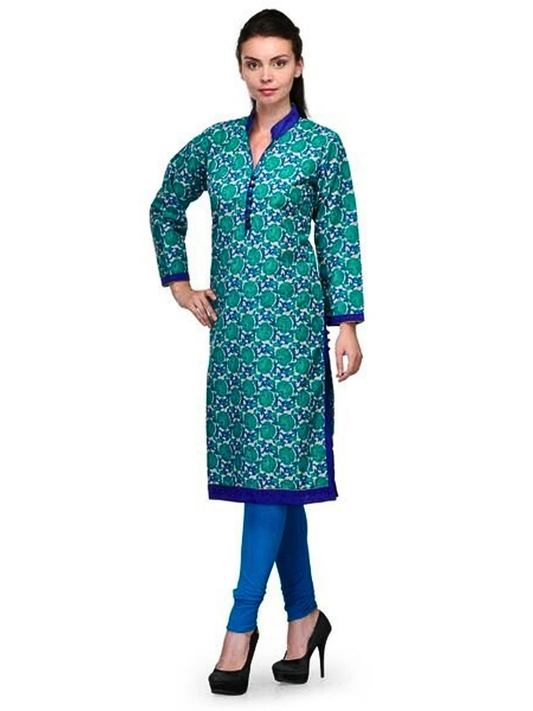 Printed Cotton Summer Kurta for Women