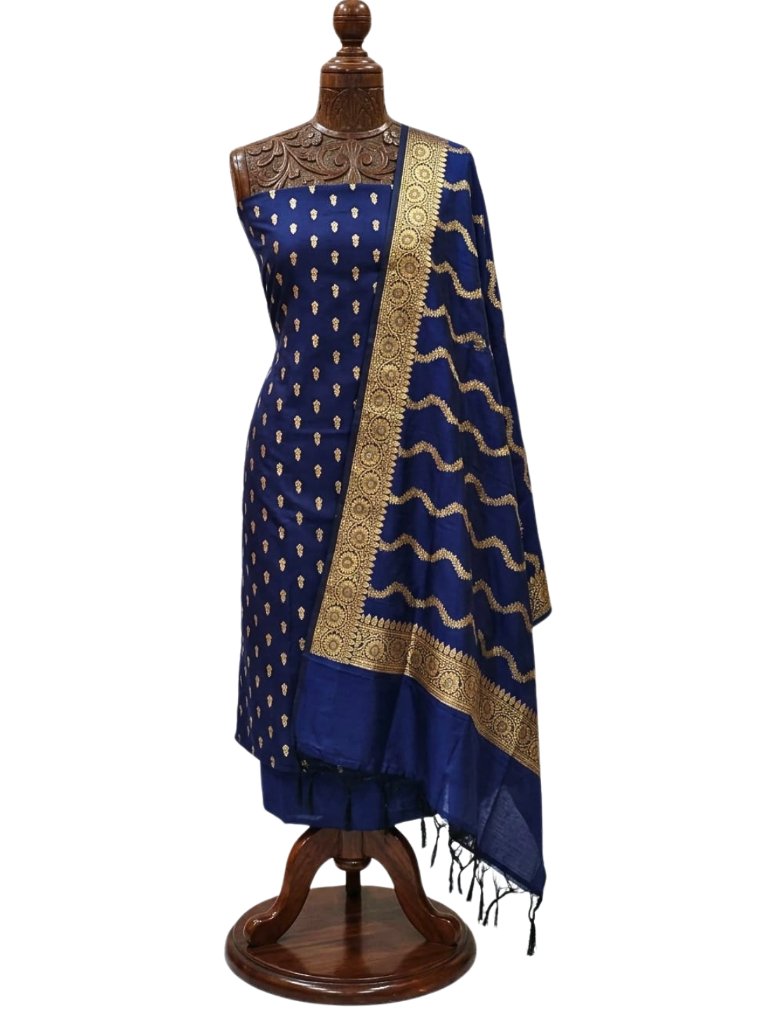 Banarasi Silk Salwar Suit Set for Women – Eid Special Party Wear | Wedding Guest Festive Outfit with Zari Dupatta