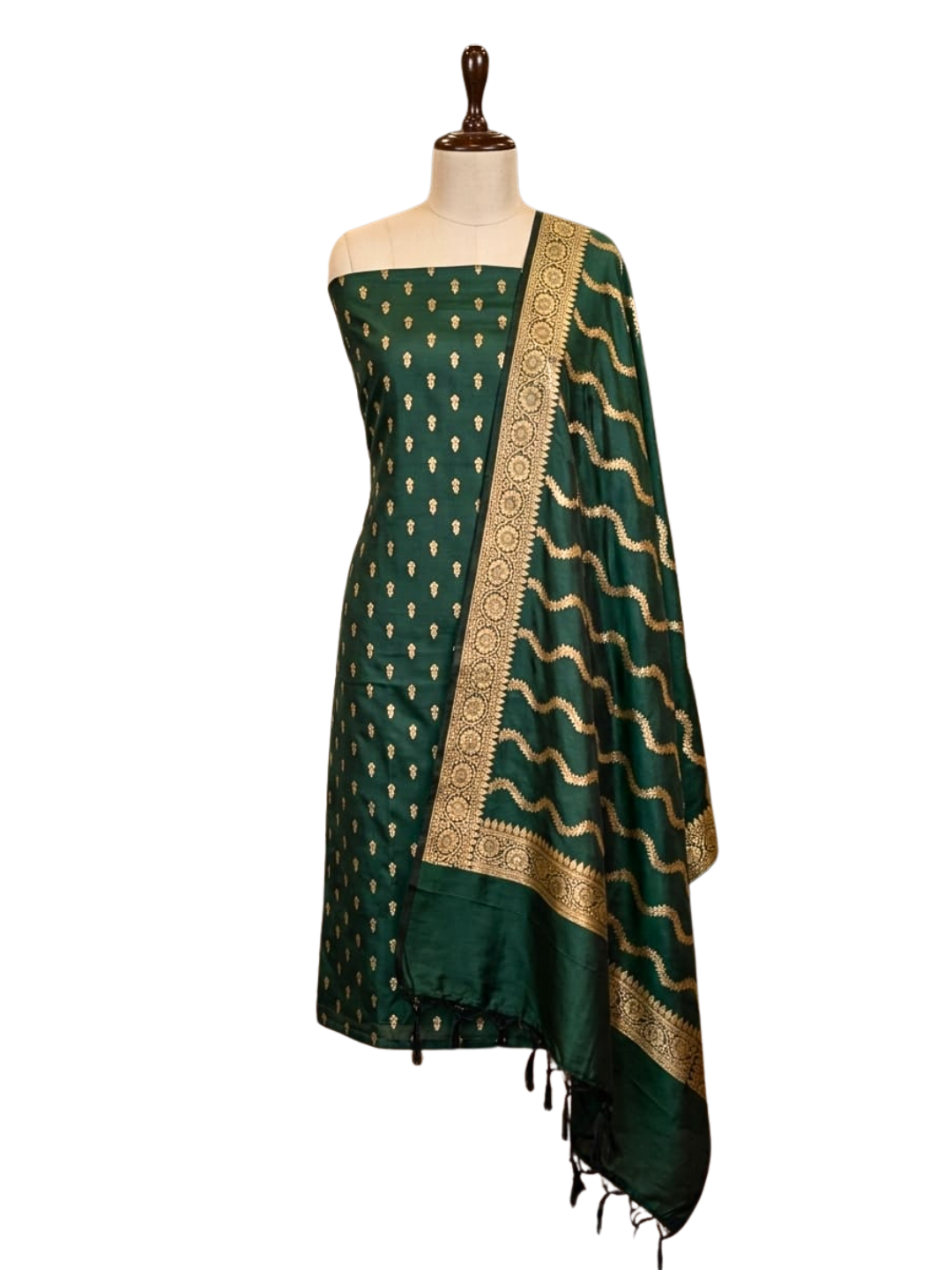 Banarasi Silk Salwar Suit Set for Women – Eid Special Party Wear | Wedding Guest Festive Outfit with Zari Dupatta