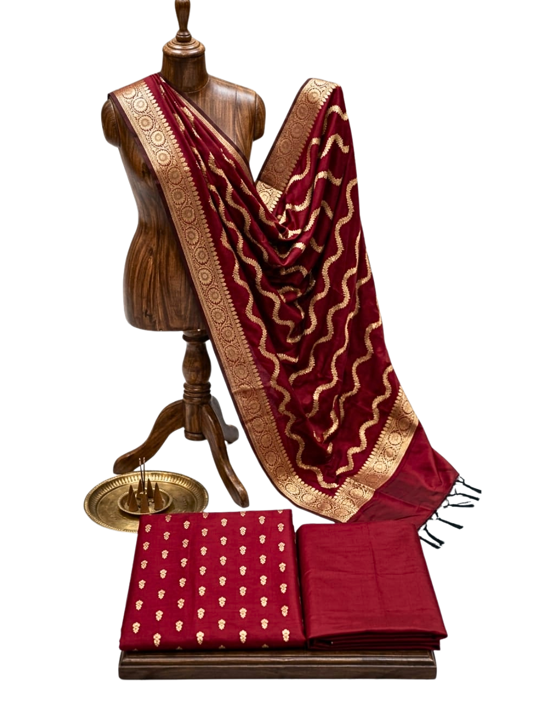 Banarasi Silk Salwar Suit Set for Women – Eid Special Party Wear | Wedding Guest Festive Outfit with Zari Dupatta