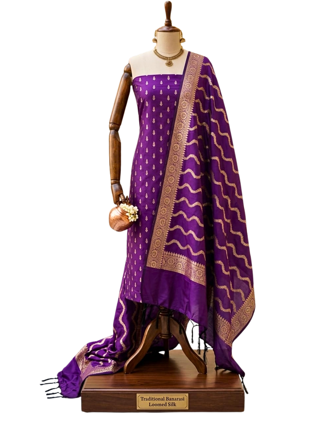 Banarasi Silk Salwar Suit Set for Women – Eid Special Party Wear | Wedding Guest Festive Outfit with Zari Dupatta