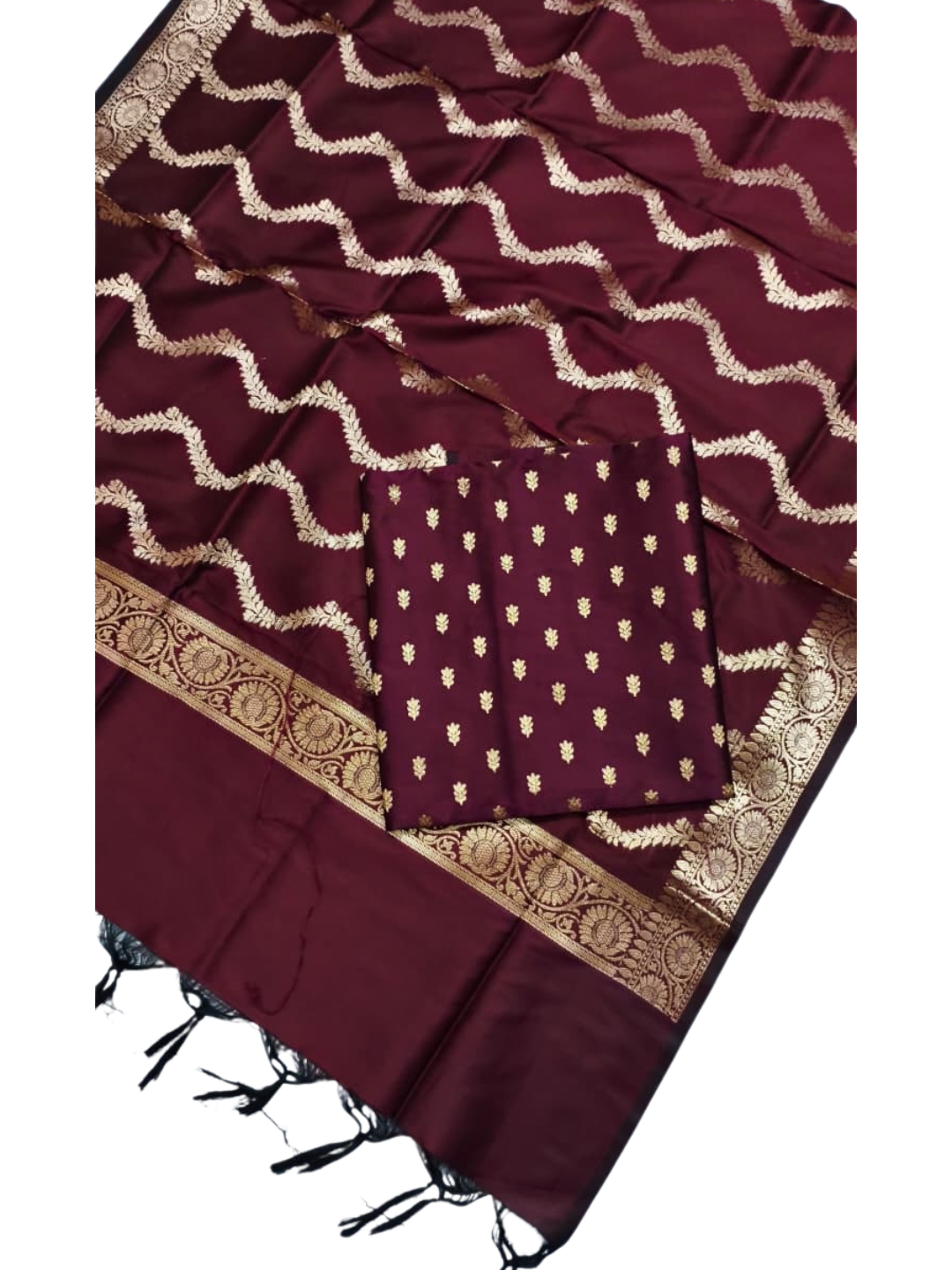 Banarasi Silk Salwar Suit Set for Women – Eid Special Party Wear | Wedding Guest Festive Outfit with Zari Dupatta