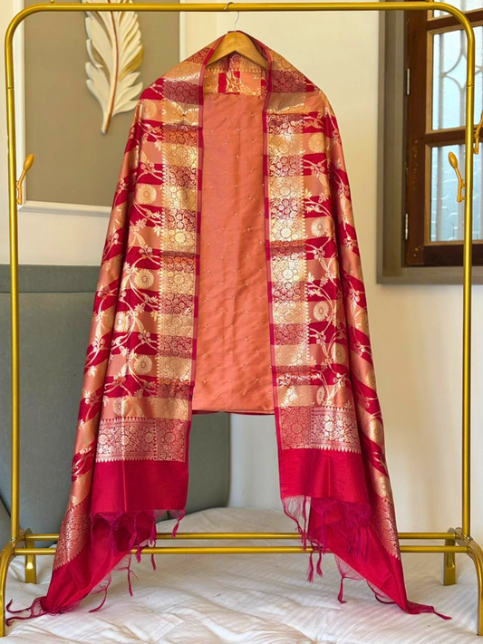 Banarasi Dress Material for Brides & Guests | Festive Ethnic Outfit