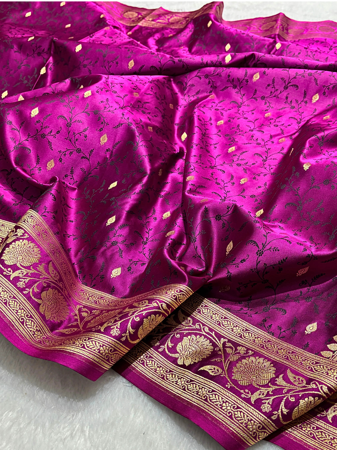 Banarasi Tanchui Mashru Silk Saree | Luxury Wedding & Party Wear Indian Silk Saree