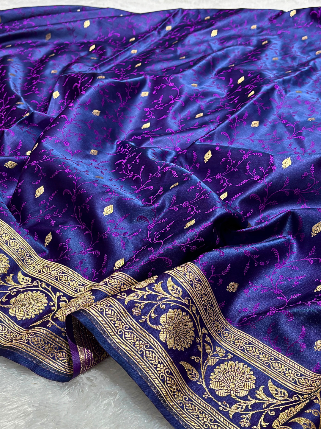 Banarasi Tanchui Mashru Silk Saree | Luxury Wedding & Party Wear Indian Silk Saree