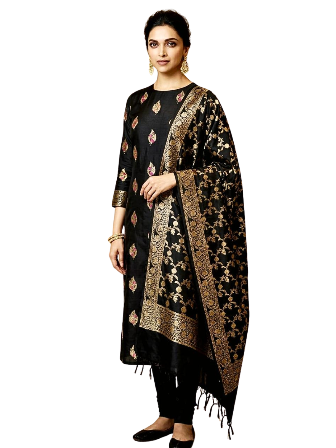 Traditional Banarasi Silk Blend Salwar Suit for Parties