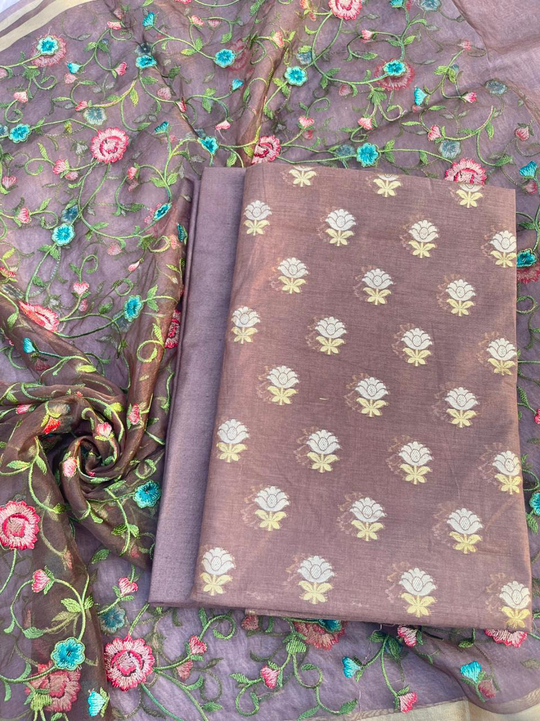 Elegant Summer Wear Chanderi Cotton Salwar Suit for Women