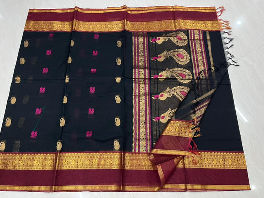 Soft Cotton Sarees | Pure Handloom Cotton Sarees for Women | Summer Festive Saree with Blouse