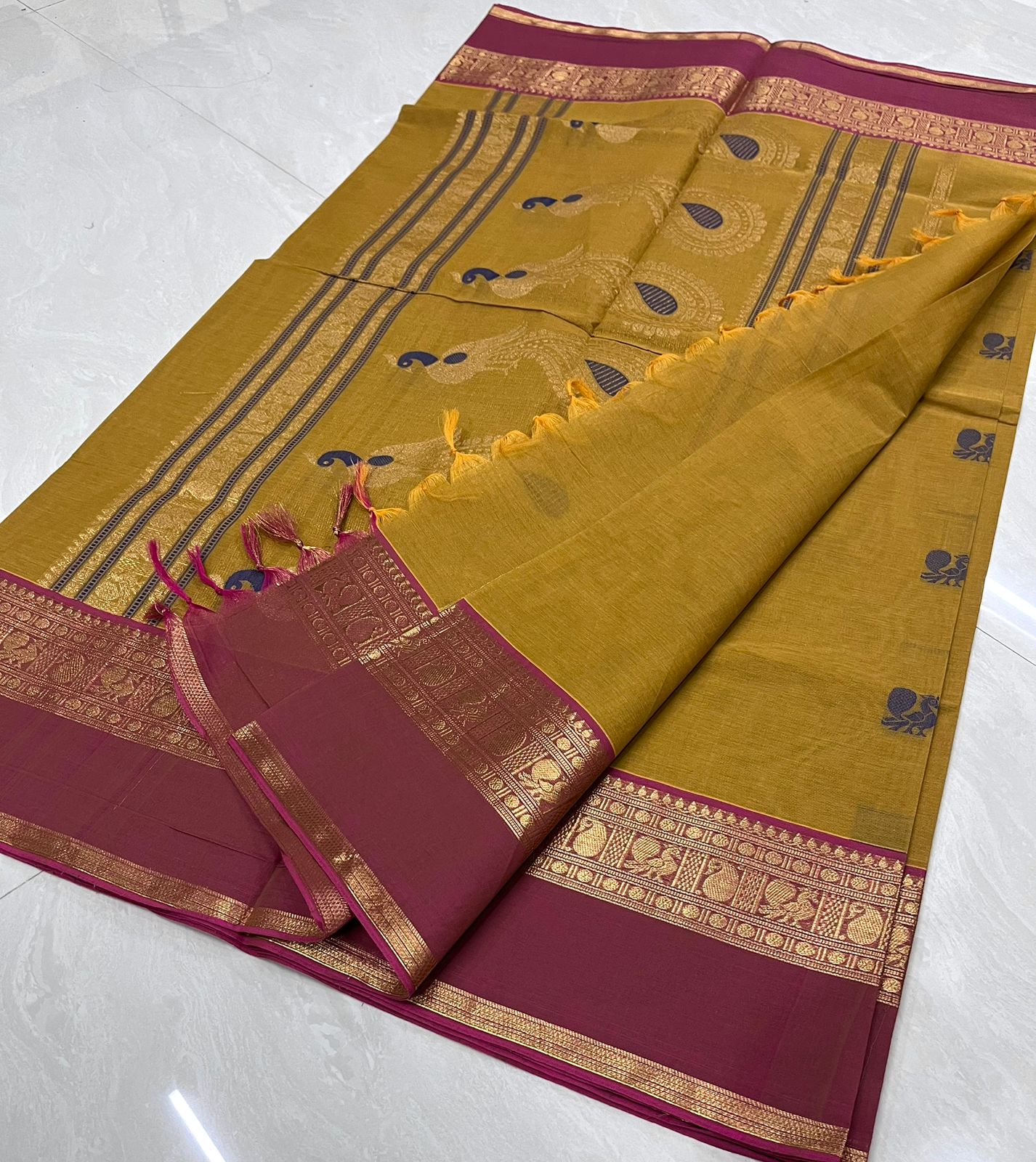 Soft Cotton Sarees | Pure Handloom Cotton Sarees for Women | Summer Festive Saree with Blouse
