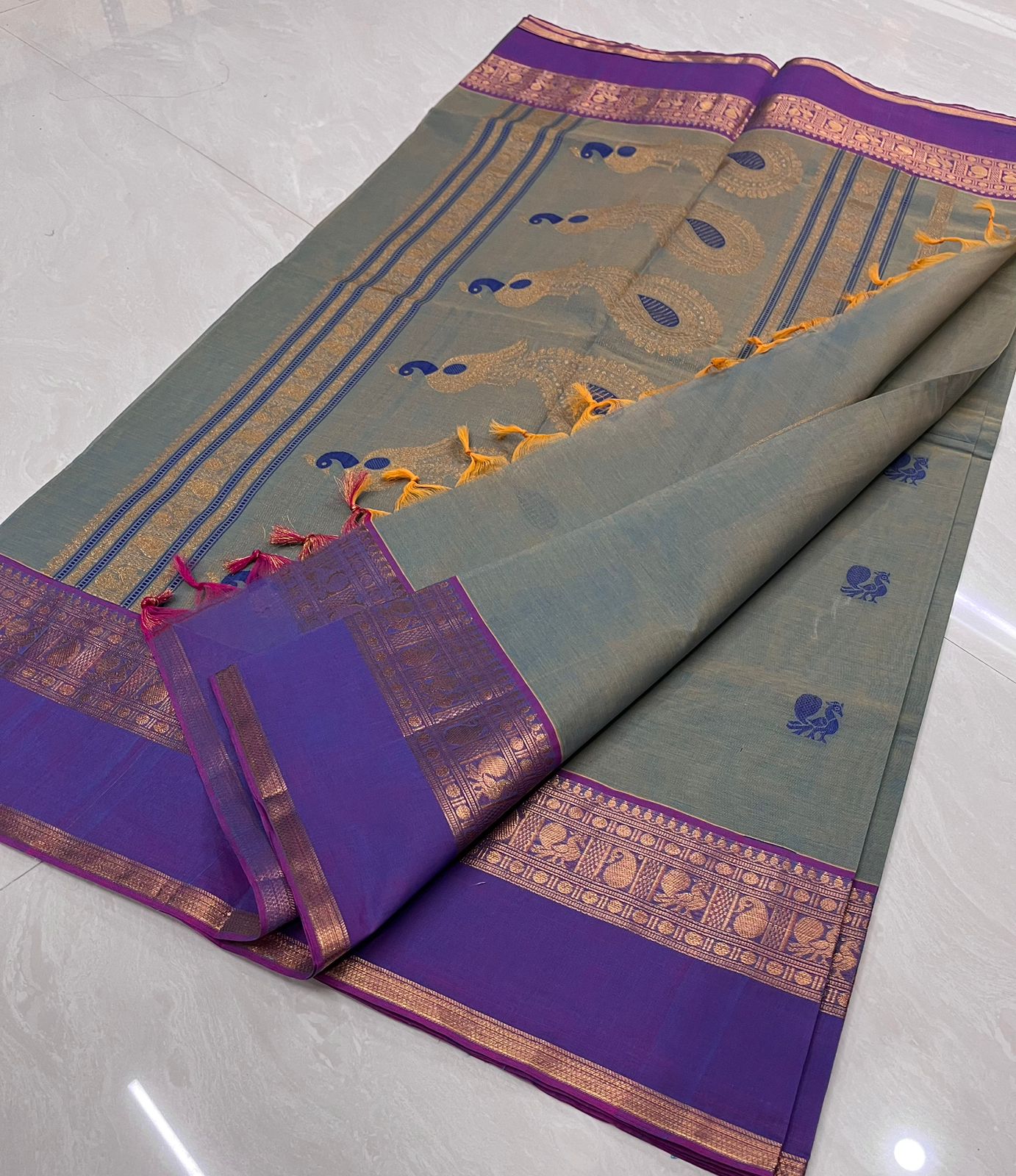 Soft Cotton Sarees | Pure Handloom Cotton Sarees for Women | Summer Festive Saree with Blouse