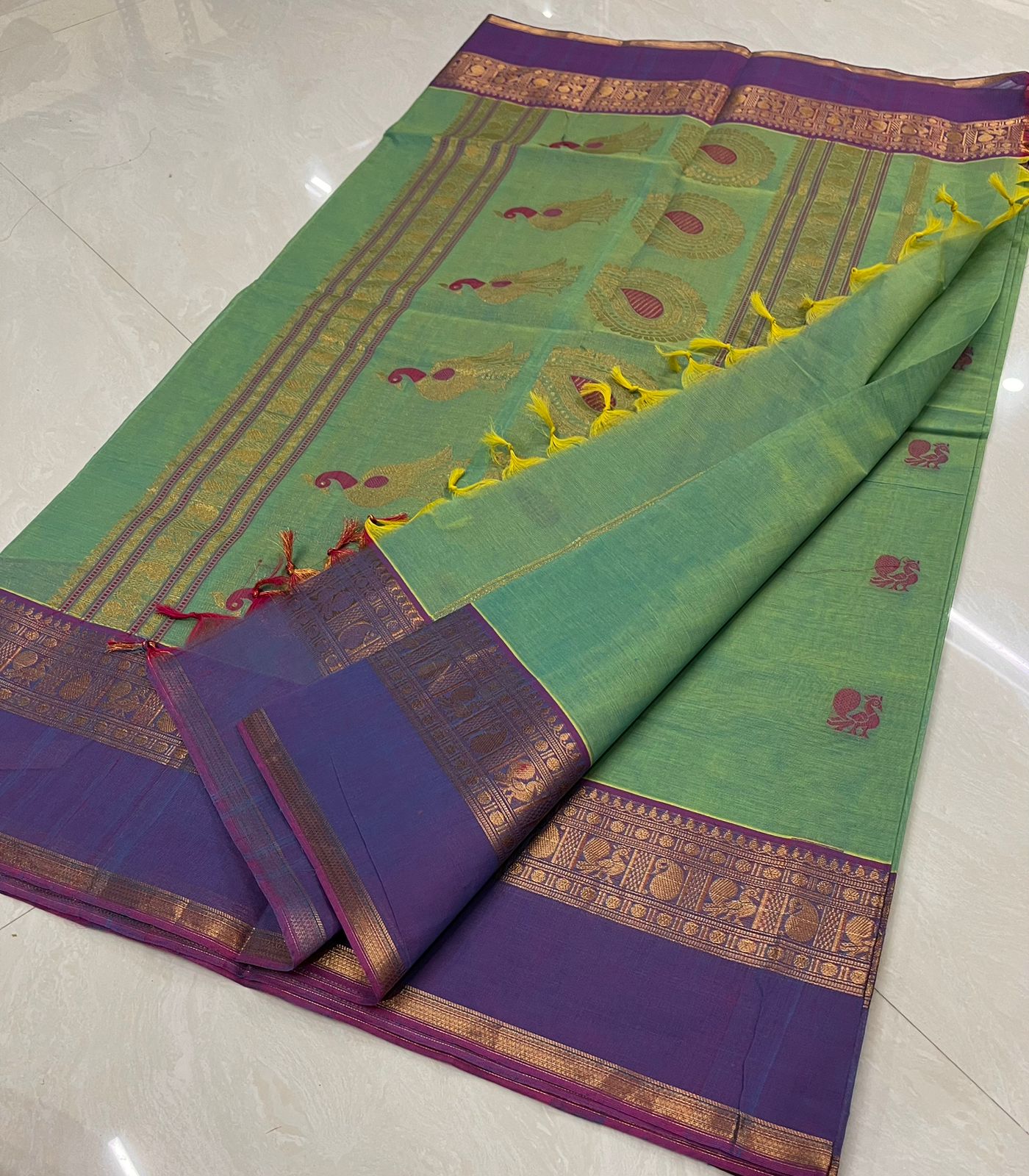 Soft Cotton Sarees | Pure Handloom Cotton Sarees for Women | Summer Festive Saree with Blouse