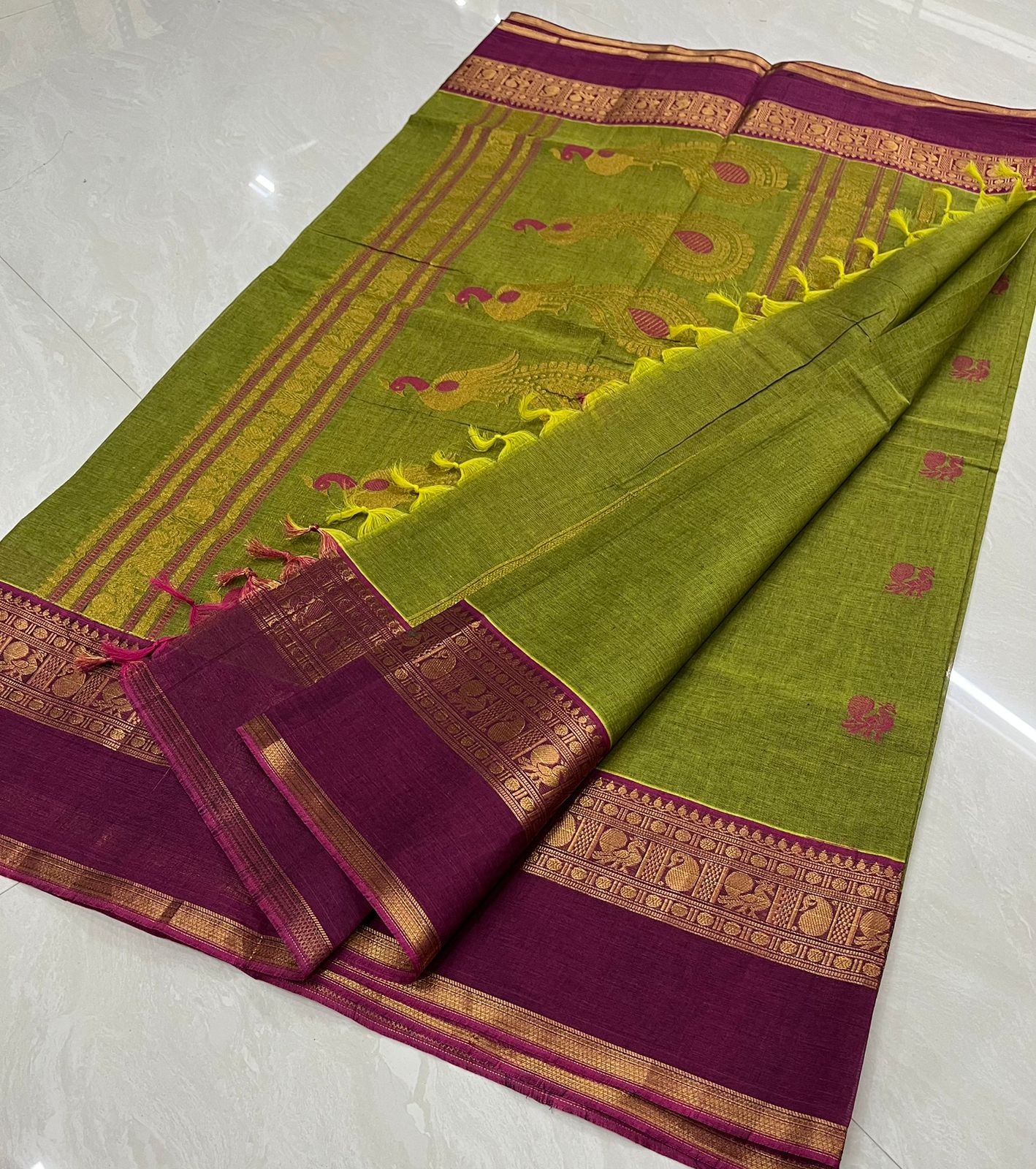 Soft Cotton Sarees | Pure Handloom Cotton Sarees for Women | Summer Festive Saree with Blouse