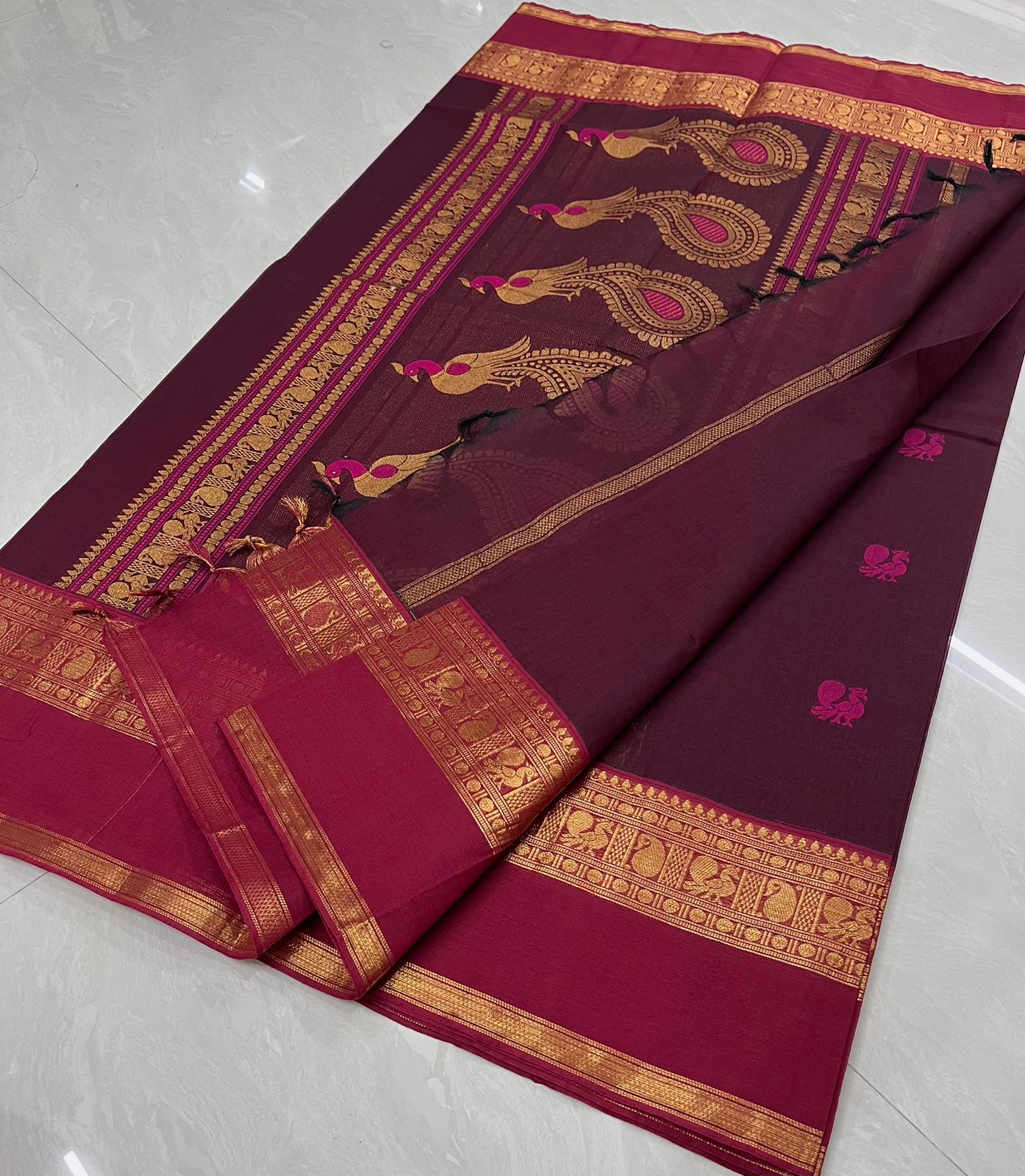 Soft Cotton Sarees | Pure Handloom Cotton Sarees for Women | Summer Festive Saree with Blouse