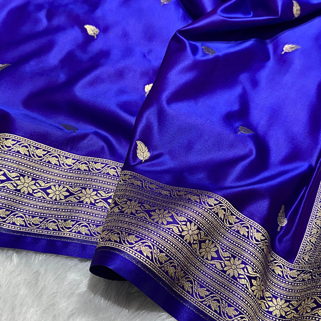 Elegant Banarasi Mashru Silk Saree for Wedding and Festive Wear