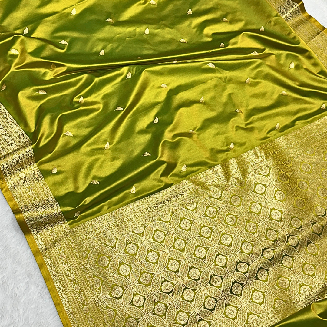 Elegant Banarasi Mashru Silk Saree for Wedding and Festive Wear